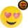 Top LED Arpex me emoji, me drita shumngjyrëshe, plastik, me shumë ngjyra
