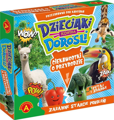Loja me letra Alexander Dzieciaki kontra Dorośli Ciekawostki o przyrodzie, edukative, për kalamaj dhe të rritur