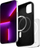 Mbulesë Pure Silicone Magnetic Icon për iPhone 12 12 Pro, silikoni, magnetike, e zezë