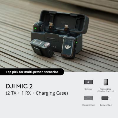 DJI Mic 2 (2 TX + 1 RX + Charging)