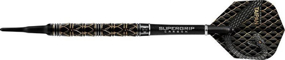 Shigjeta darts Harrows Taipan, 90% tungsten, steeltip, të zeza ar