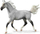 Figurinë kal Collecta Half-Arabian, gri e errët, mashkull