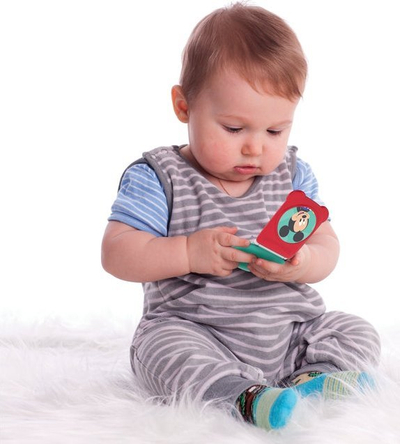 Telefoni lodër Clementoni Disney Baby Mickey Flip Phone, aktivitet me drita dhe tinguj, 9 36 muaj, shumëngjyrësh