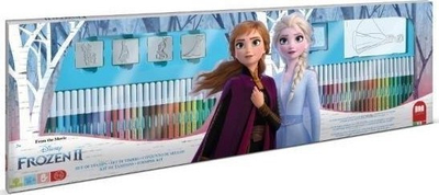 Set ngjyrosjeje Multiprint Mega Coloring Set Frozen II, komplet për krijime për kalamaj, shumëngjyrësh