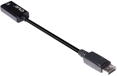 Adapter aktiv Club3D DisplayPort 1.4 në HDMI 2.0b, 4K 60Hz, HDR, i zi