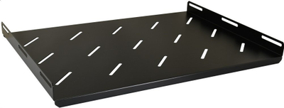 Raft fiks për kabinet RACK 19" RAPS800, 485×550 mm, 60 kg, i zi