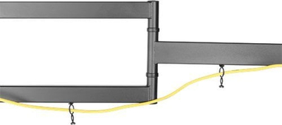 Mbajtëse TV Deltaco ARM-1200, 32"-55", 35 kg, VESA 200x200-400x400, e zezë