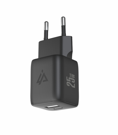Karikues iPEAX GaN 25W, USB-C + USB-A, I zi