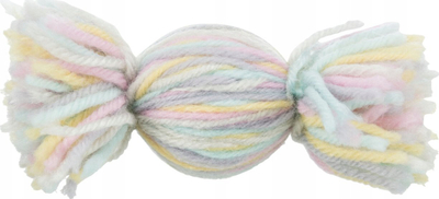 Играчка за мачки Trixie Wool Treat, 10cm, со ѕвонче, шарена