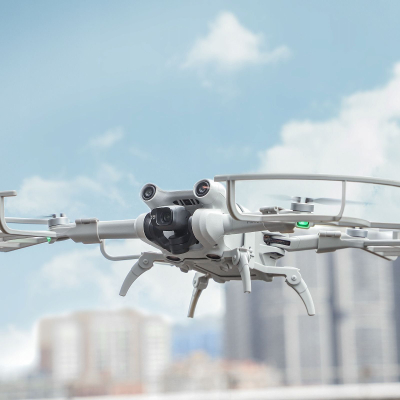 Mbrojtës helikash droni Sunnylife për DJI Mini 3 Pro, set 4 copë, plastikë e lehtë, gri