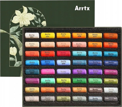 Set pastelë të butë Arrtx LC303472, 48 ngjyra, cilësi artistike