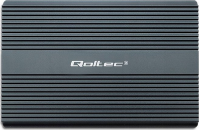Kuti eksterne për SSD Qoltec M.2 SATA NVMe, USB C, gri