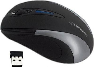 Maus Esperanza Antares, wireless, USB, i zi dhe i argjendtë