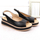 Женски сандали Filippo DS6153, кожа, платформа, црни