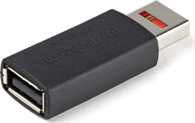Adapter USB Data Blocker, USB A Mashkull në Femër, karikim i sigurt, i zi