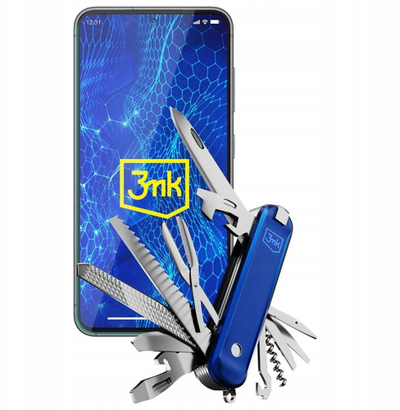 Xham mbrojtës 3MK HardGlass Max Lite për Apple iPhone Air, 1 copë, transparent