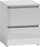 Tavolinë shtrati TopEshop Cabinet, 2 dollapë, e bardhë