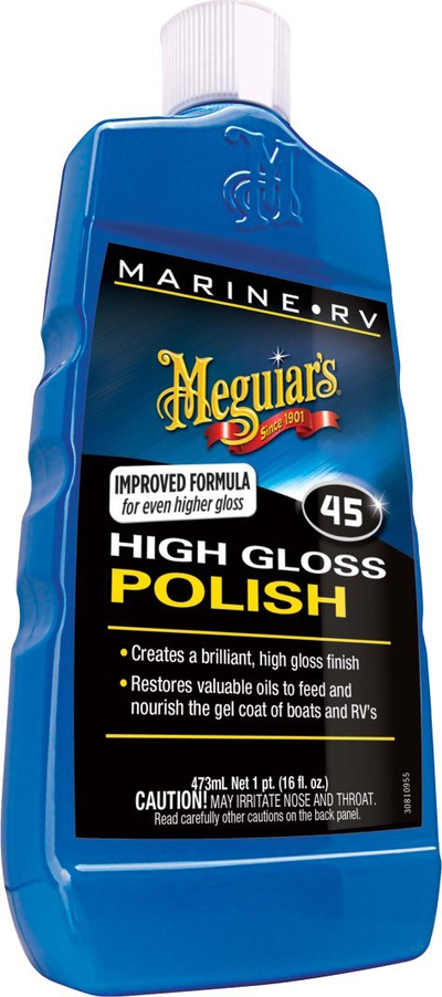 Lustër për varka Meguiar's 45 High Gloss Polish, për xhel-coat, 473ml