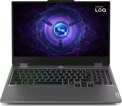 Laptop Lenovo LOQ 15IAX9I, 15.6", Intel Core i5-12450HX, 8GB RAM, 512GB SSD, Intel Arc A530M
