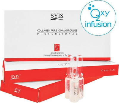 Ampula kolagjeni Syis Pure Collagen, 100%, 10x3ml, për fytyrë