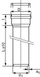 Tub kanalizimi Magnaplast KGEM, 160mm, 1m, portokalli