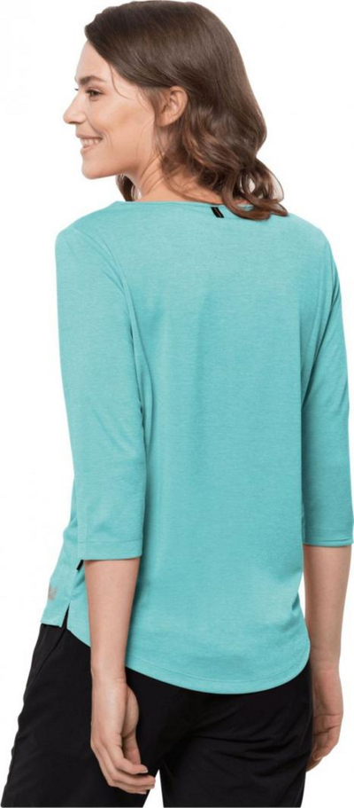Bluzë për femra Jack Wolfskin PACK & GO 3/4 TW, S, mente