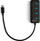 Hub USB StarTech.com HB30C4AIB, 4 porta USB 3.0, hyrje USB-C, i zi