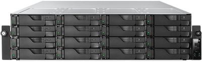 NAS rack Asustor Lockerstor 16 Pro Gen2 AS7216RDX, 16 vende, AMD Ryzen 7 Pro, 16GB RAM ECC DDR5