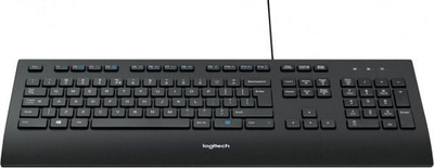 Set tastierë dhe kamera Logitech K280e Brio 100, USB, i zi