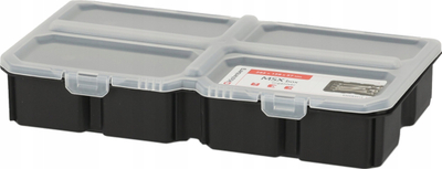 Organizues veglash Kistenberg KMXB3015, kuti ndarëse, plastike, e zezë
