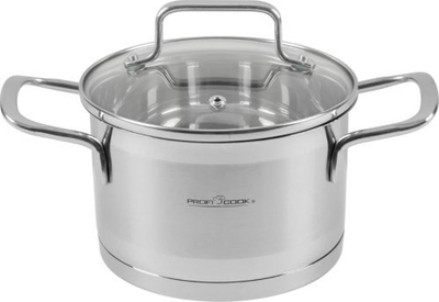 Сет тенџериња ProfiCook PC-KTS 1224, 7 парчиња, нерѓосувачки челик, за индукција