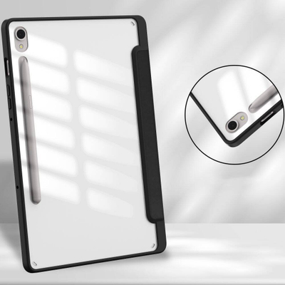 Mbulesë tablet Tech-Protect SC Pen Hybrid për Samsung Galaxy Tab S9 FE+ 12.4", me qëndrim, me vend për stylus, e zezë