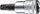 Bit dasti Stahlwille 3060016 TRISQUARE, 1/2", M16, metalik