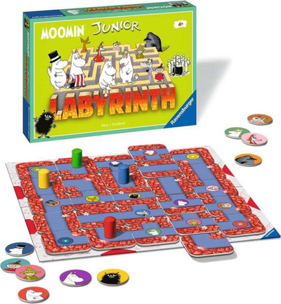Lojë tavoline Ravensburger Labyrinth Junior Moomin, familjare, për fëmijë
