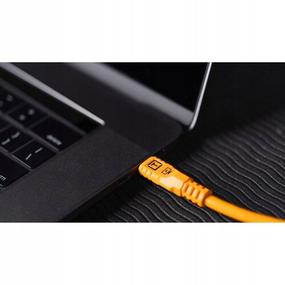 Kабел TetherTools Tether Pro, USB C во USB C, 9.4 m, црн