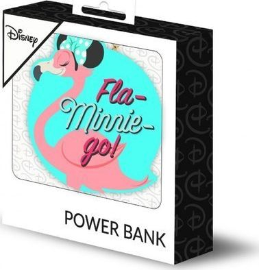 Karikues portativ Disney PB Minnie 001, 2200mAh, me varëse çelsash, ngjyrë mente