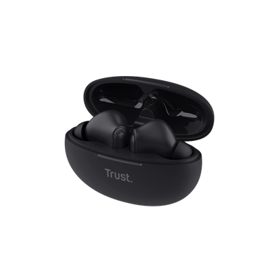 Dëgjuese Trust Yavi Bluetooth, të zeza