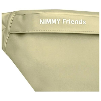 Çantë krahu Nimmy N YJ XB 02, crossbody, me qen me syze, ngjyrë bezhë
