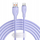 Kabllo karikimi Baseus Pudding, USB në USB Type C, 100W, 2m, lejla