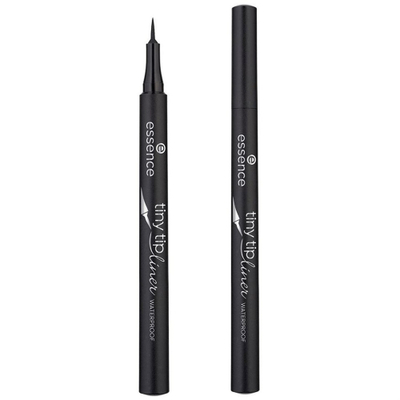 Penel për sy Essence Tiny Tip Liner Waterproof, 01 Deep Black