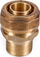Fiting bronzi i drejtë mashkullor dy ferrule, 20x27, 18 mm