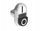 Aktuator metalik Platinum LPSBL7224, 22mm, dy butona, argjendtë e zi