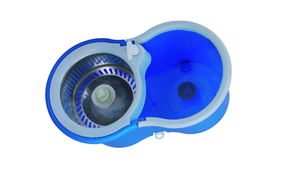 Set pastrimi Vanora Super Easy Clean, kovë 13L me rrota, mop rrotullues, blu