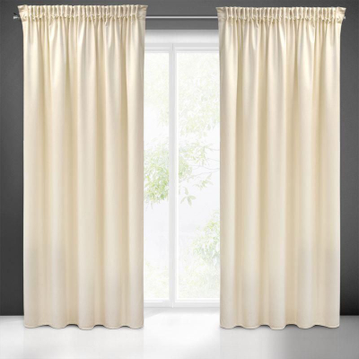 Perde Velvet Pierre Cardin, 140x270 cm, velvet, bezhë e hapur