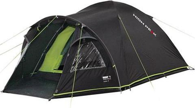 Çadër kampingu High Peak Talos 3, për 3 veta, 4000 mm, gri e errët
