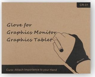 Dorezë për tablet grafik Huion CR-01, elastike, dy gishta, e zezë