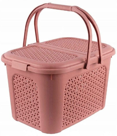 Shportë pikniku Keeeper Inka, 28L, plastikë PP, gri nordik