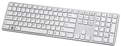 Tastierë Matias FK418BTS-UK, wireless, UK, e argjendtë
