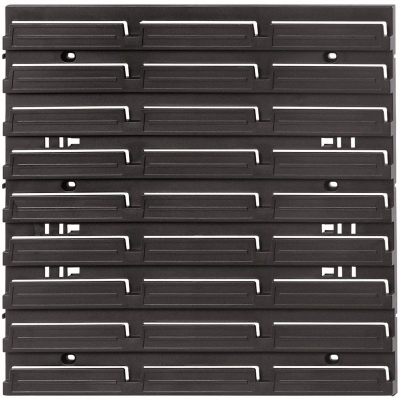 Pllakë organizuese veglash Prosperplast KBBS4040, 2x 38x39 cm, plastike e fortë, e zezë