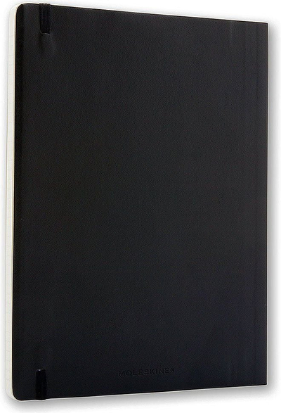 Fletore Moleskine Classic XL, 19x25 cm, me vija, e zezë